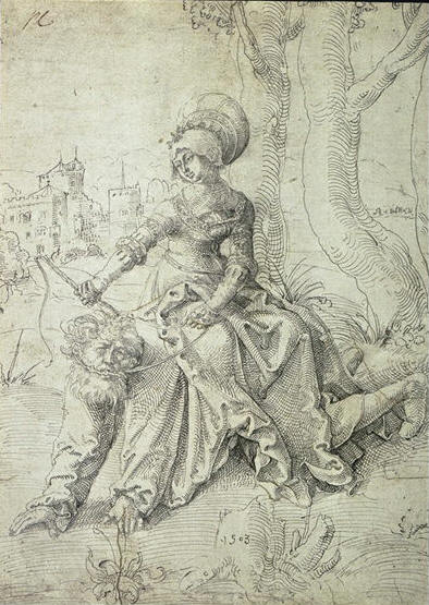 Aristoteles and Phyllis by Hans Baldung  1503