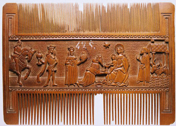 Comb with Scenes Depicting the Annunciation to the Virgin Mary