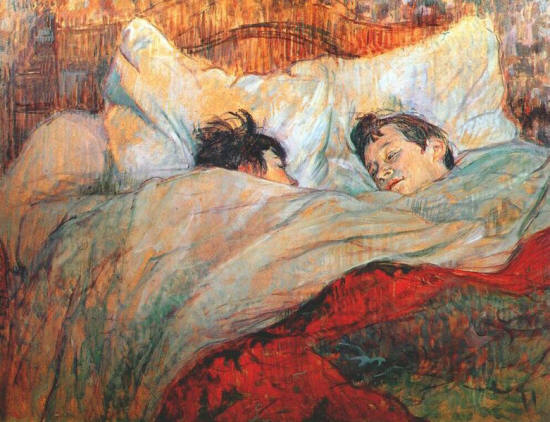 Toulouse-Lautrec Henri de In Bed