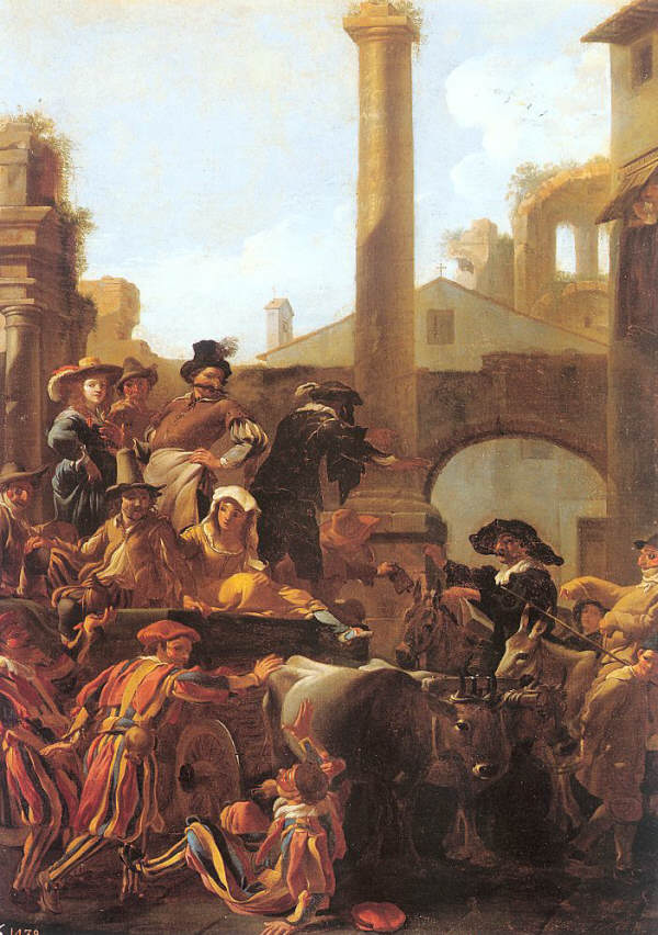 Jan Miel Carnival Time in Rome 1653