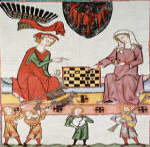 King Otto IV of Brandenburg Playing Chess With a Woman