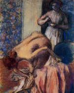 Breakfast after Bathing by Edgar Degas 1894