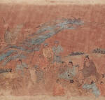 Chinese Painting of Confucius With His Disciples