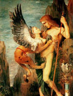      Oedipus and the Sphinx by Gustave Moreau
