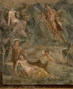 Roman Fresco Painting of the Theophany of Dionysus