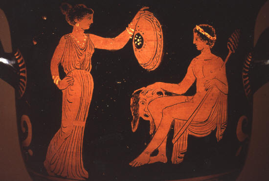 Dionysus and a Maenad