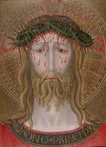 Christ Crowned with Thorns by School of Benedetto Bonfigli