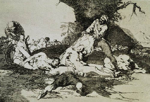 The Disasters of War Series: They Avail Themselves by Francisco Jose de Goya y Lucientes