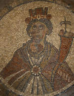 Byzantine Mosaic of Tyche, 6th century