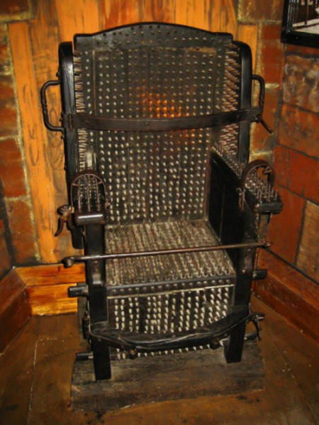 The "holy" inquisition chair