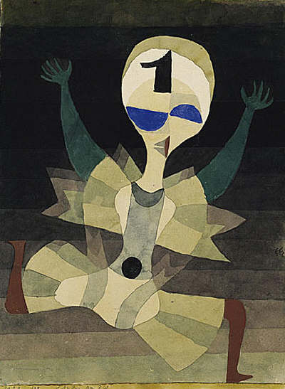 Runner at the Goal by Paul Klee, 1921