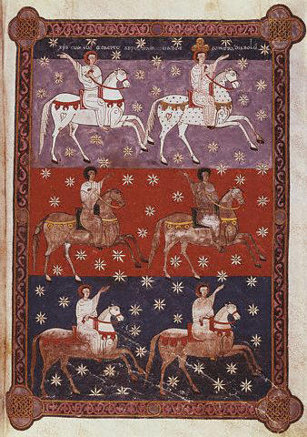Six Riders on Horseback from the Beatus of Liebana 1047