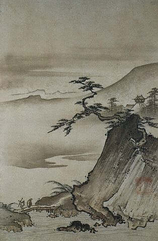 from Eight Views of the Xiao and Xiang Rivers by Shokei 15th 