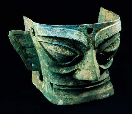 Shang Dynasty Bronze Face Mask