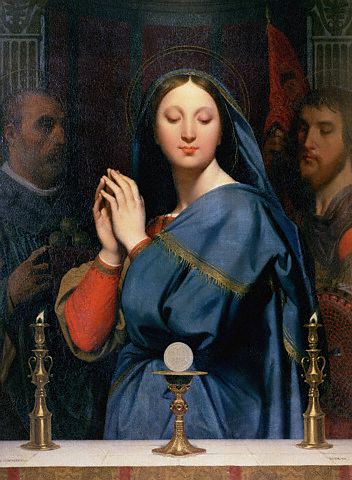 The Virgin of the Host by Jean Auguste Dominique Ingres 1841