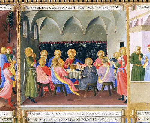 Last Supper From Scenes From the Life of Christ by Fra Angelico 15th c