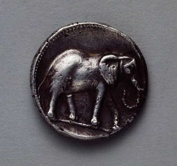 Punic Coin With an Elephant