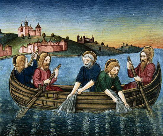 The Disciples Attempt to Fish in Lake Tiberias without Success by Cristoforo de Predis