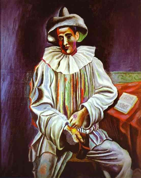 Pierrot by Pablo Picasso. 1918