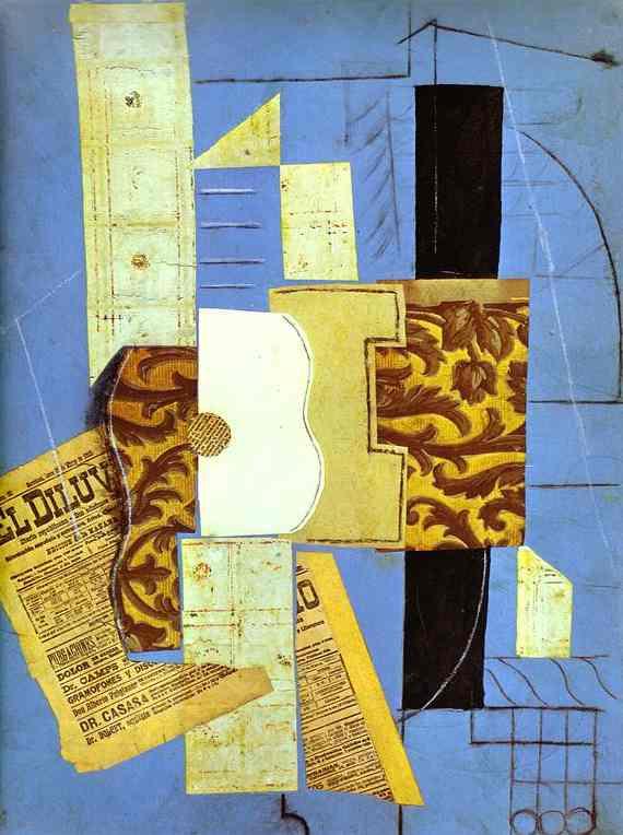 Guitar by Pablo Picasso. 1913