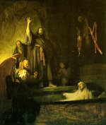 Rembrandt. The raising of Lazarus