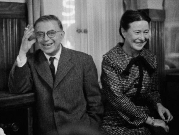 Jean-Paul Sartre and Simone de Beauvoir 1959