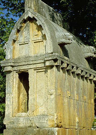 Ancient Antiphellos: Lycian Sarcophagus