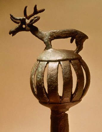 Bronze Ornament Depicting a Stag 7th-6th . .