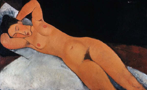 Nude by Amedeo Modigliani 1917