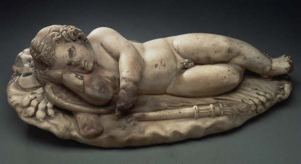 Cupid Sleeping on the Weapons of Hercules 1st c A.D.