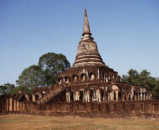 Wat Chang Lom, Si Satchanalai, Thailand