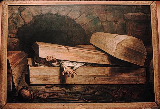 The Premature Burial by Antoine Wiertz, 1854