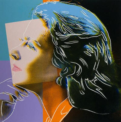 Herself from the Ingrid Bergman Series by Andy Warhol